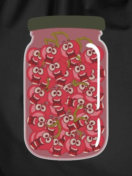 Cherries Glass Cherry