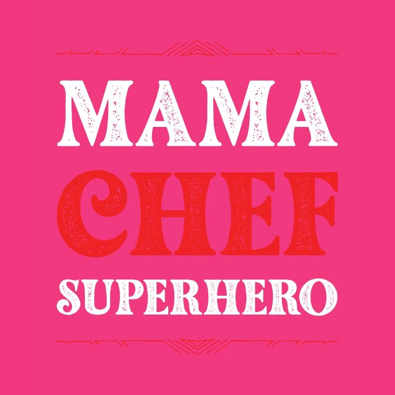 Mama Chef Superheld Mutter