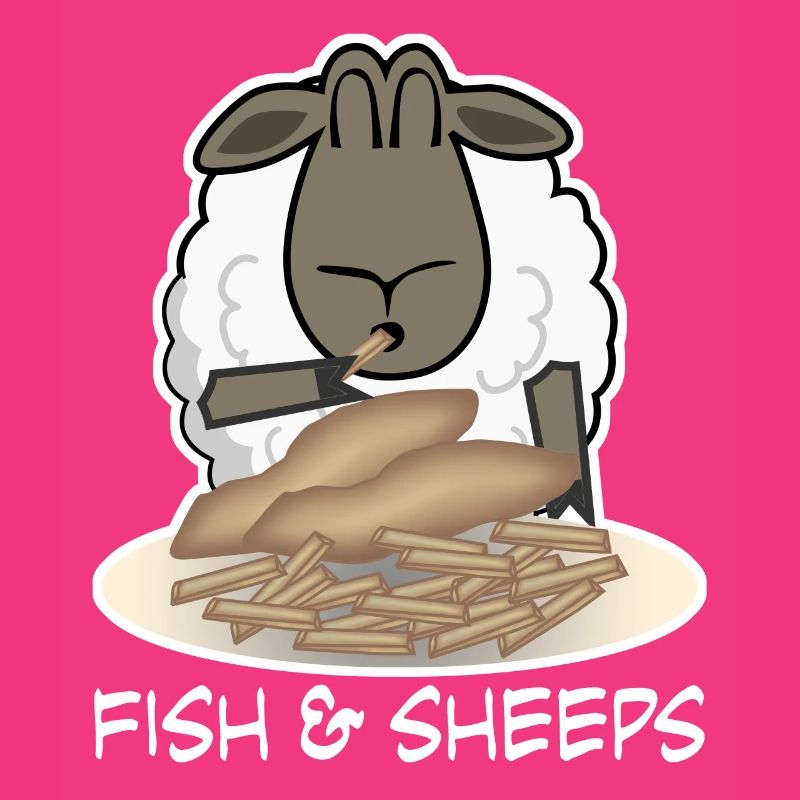 Le mouton mange le Fish and Chips Shepherd