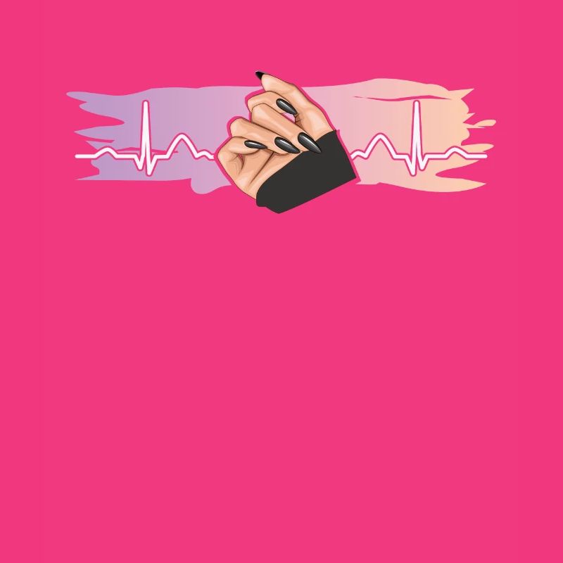 Heartbeat Nail Design Nail Studio Tech