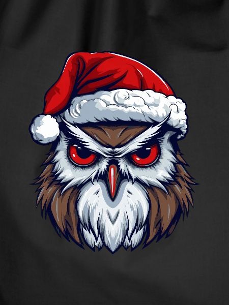 Owl Head Christmas Xmas