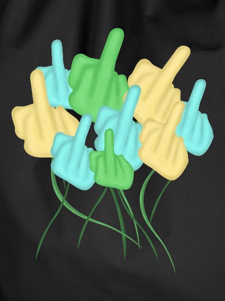 Middle Finger Flower Misanthrope