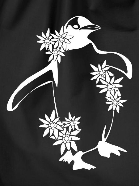 Penguin with Flowers Penguins
