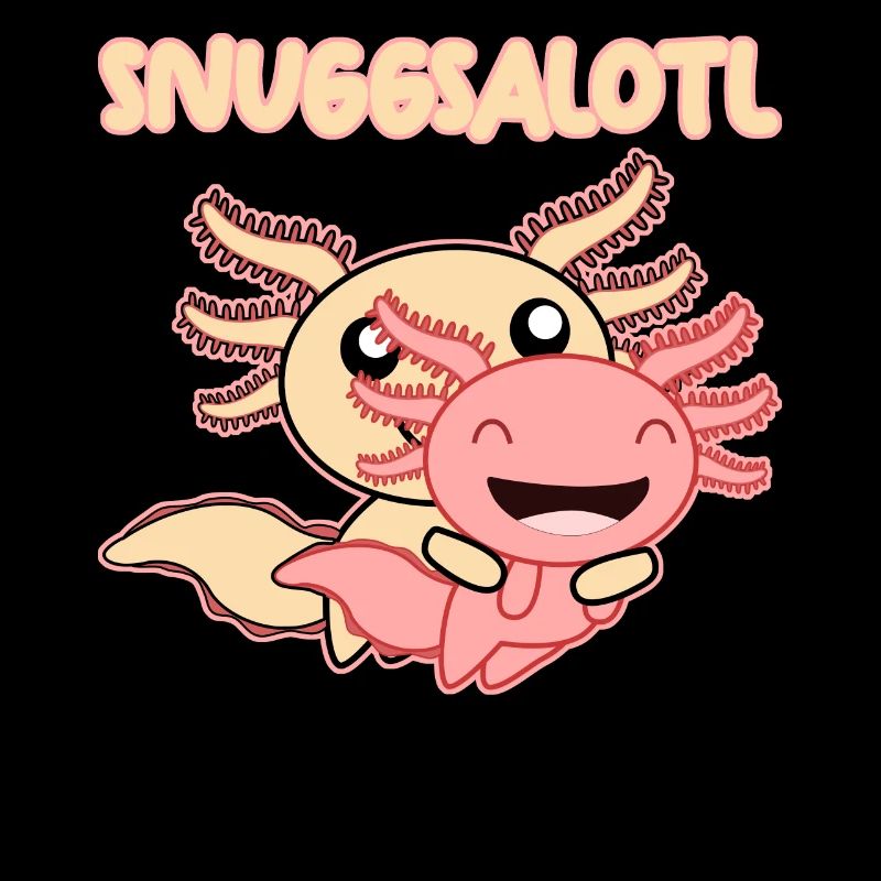 Snuggle Axolotl Snuggling Axolotls