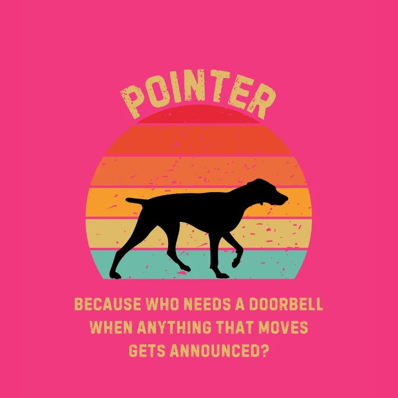 Pointer Retro Sunset