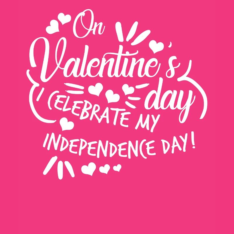 Saint Valentin célibataire indépendant