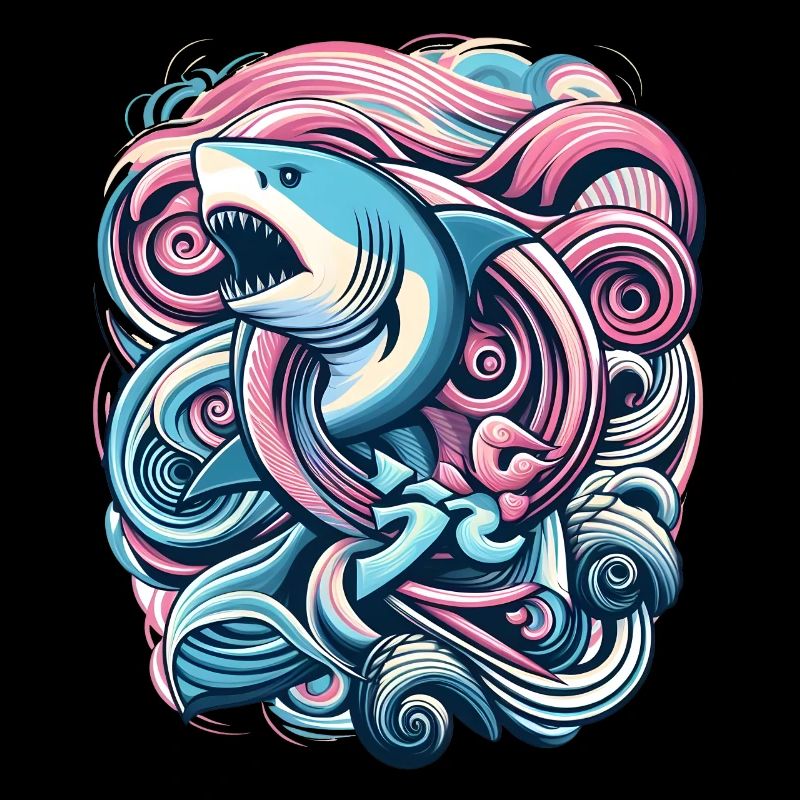 Mermaid Shark Cute Kawaii