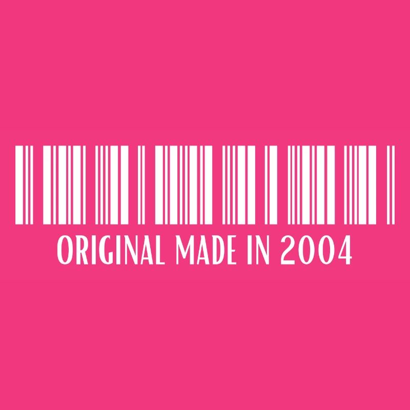 2004 Geburtstag Geschenk Barcode