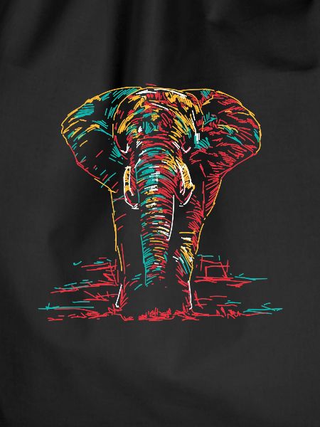 Elephant Abstract Elephant Lover Geschenk