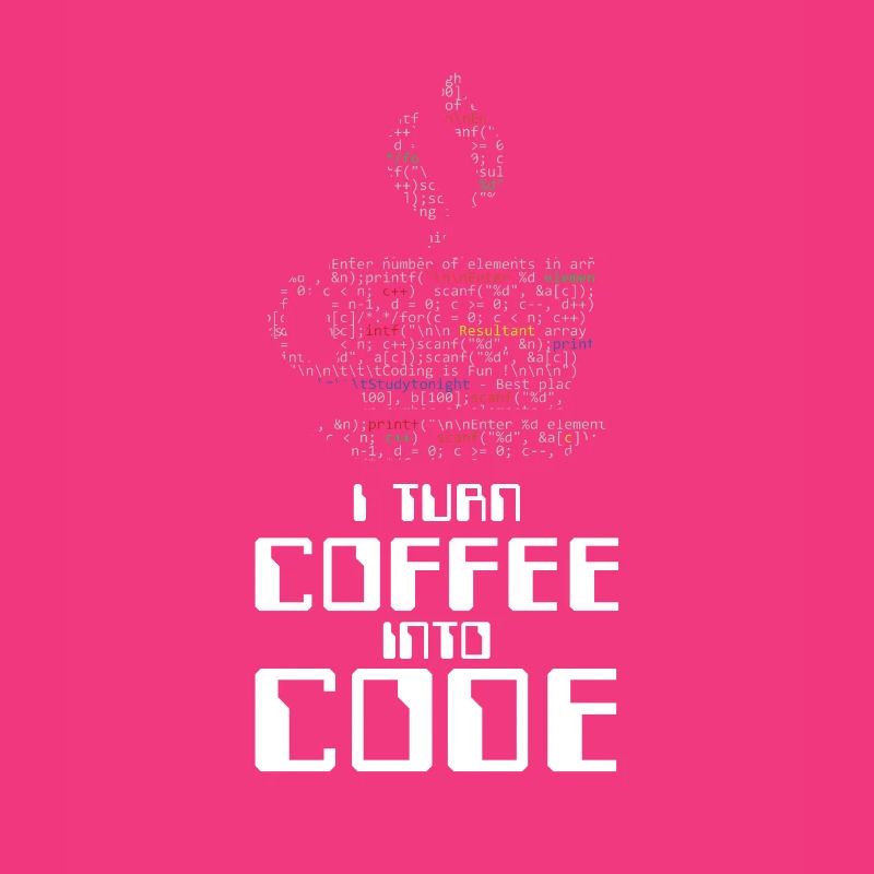 Ich verwandle Kaffee in Code-Codierer, der HTML-Geschenk codiert