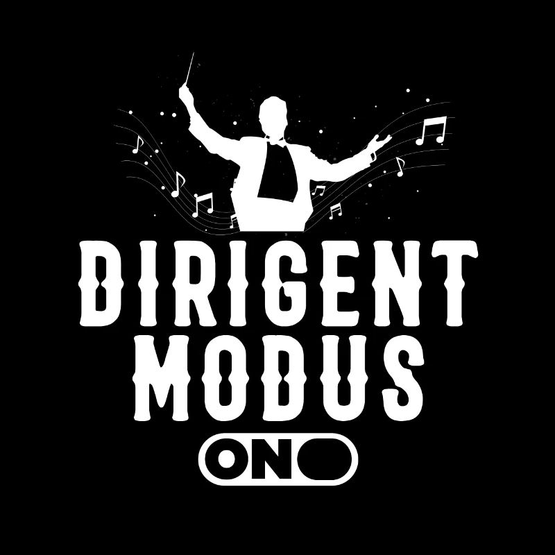 Dirigent Modus Conductor Orchestra Music Note Cadeau