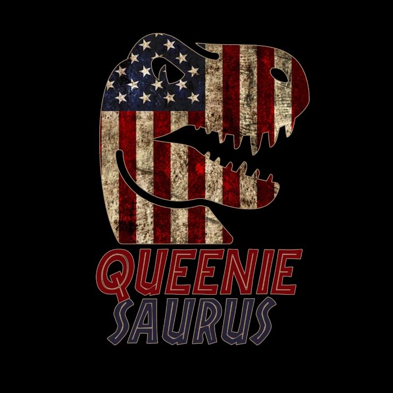 Patriotic Queenie Dinosaur