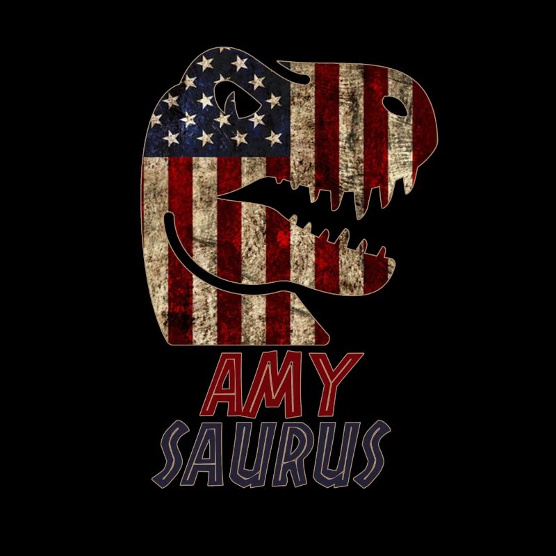 Patriotic Amy Dinosaur Amysaurus