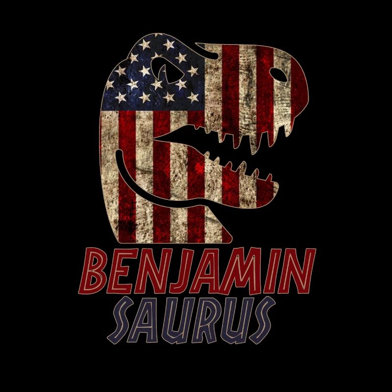 Patriotic Benjamin Dinosaur Benjaminsaurus