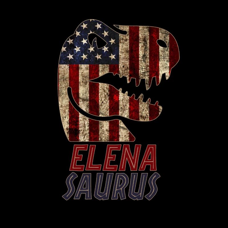 Patriotic Elena Dinosaur Elenasaurus