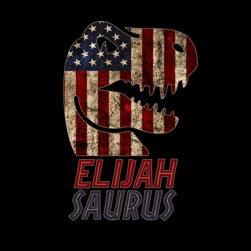 Patriotic Elijah Dinosaur Elijahsaurus