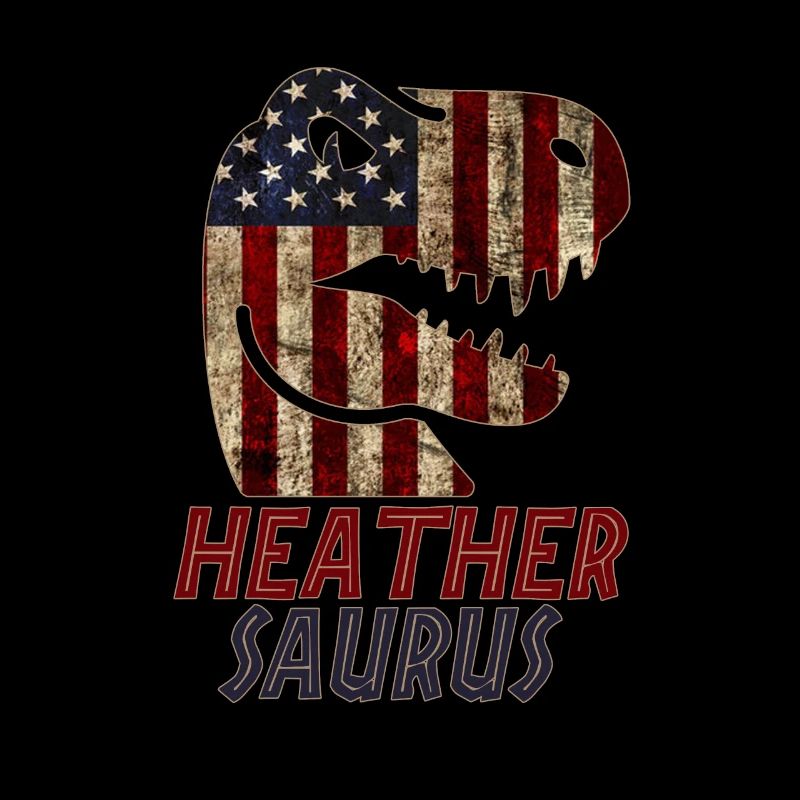 Patriotic Heather Dinosaur Heathersaurus
