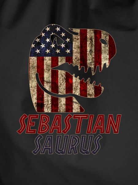Patriotic Sebastian Dinosaur Sebastiansaurus