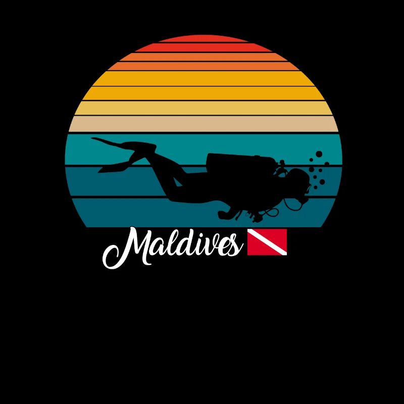 Poison de plongée sous-marine Maldive