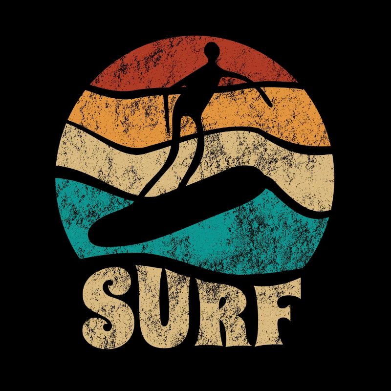 Sunset Surfer - Surf all day - Wave - Gift