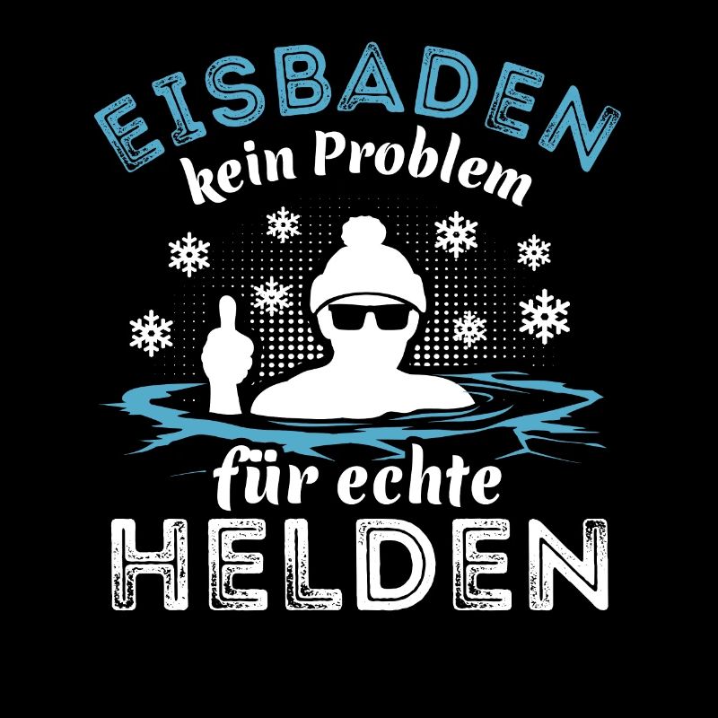 Eisbaden - kein Problem für echte Helden