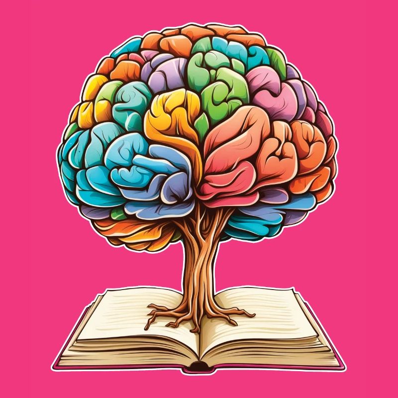 Reading Forms Mindset Growth Artwork Tree