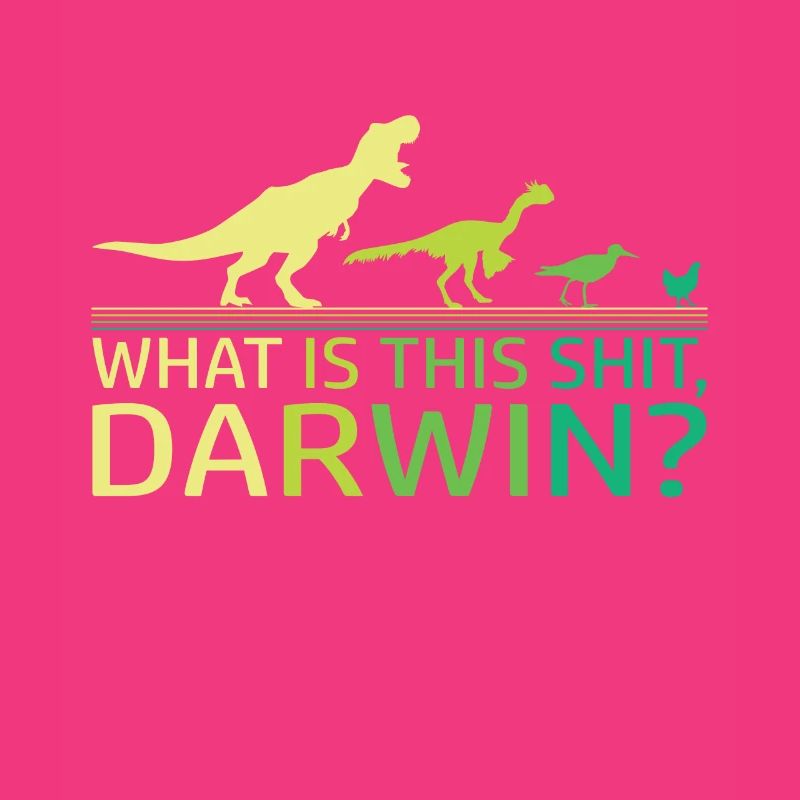 Funny Evolution Dino Dinosaur Darwin T-Rex