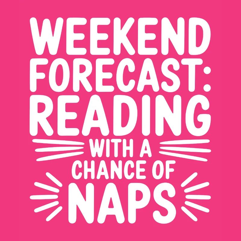 Wochenendvorhersage-Lesung mit der Möglichkeit eines Nickerchens