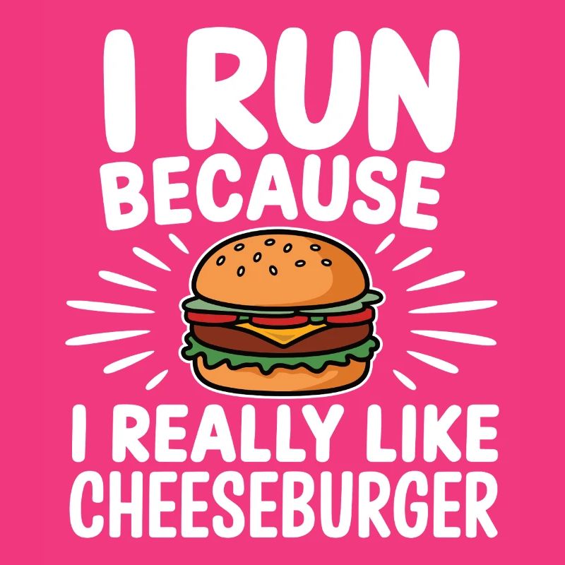 Je cours parce que j’aime beaucoup le Cheeseburger Jogging