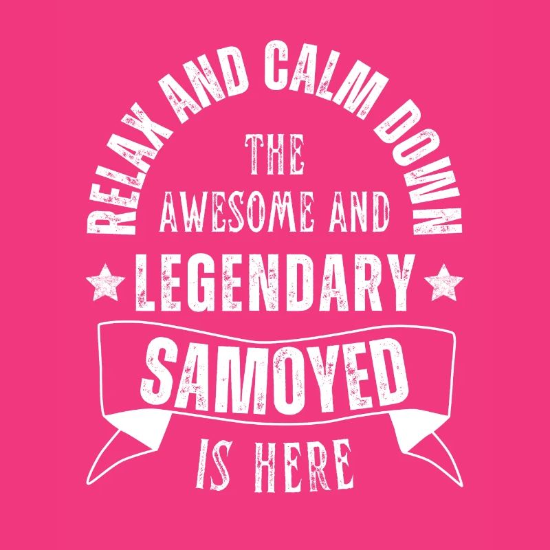 Relax my legendary Samojede is here Retro