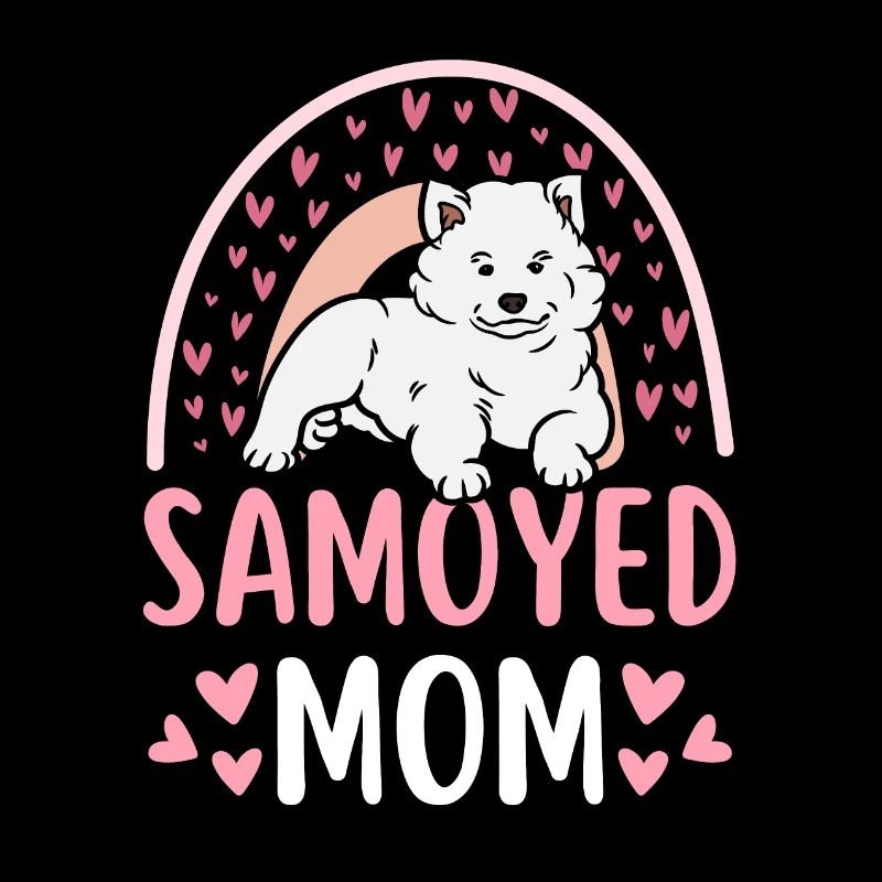 Doux Samoyed puppy lover kawaii