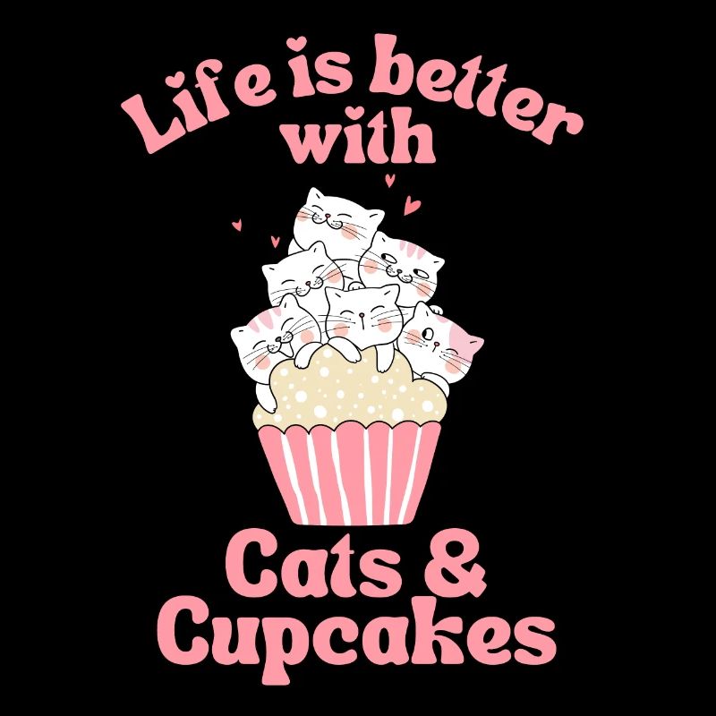 Cat Cupcake kawaii Cupcake and Cat Lovers