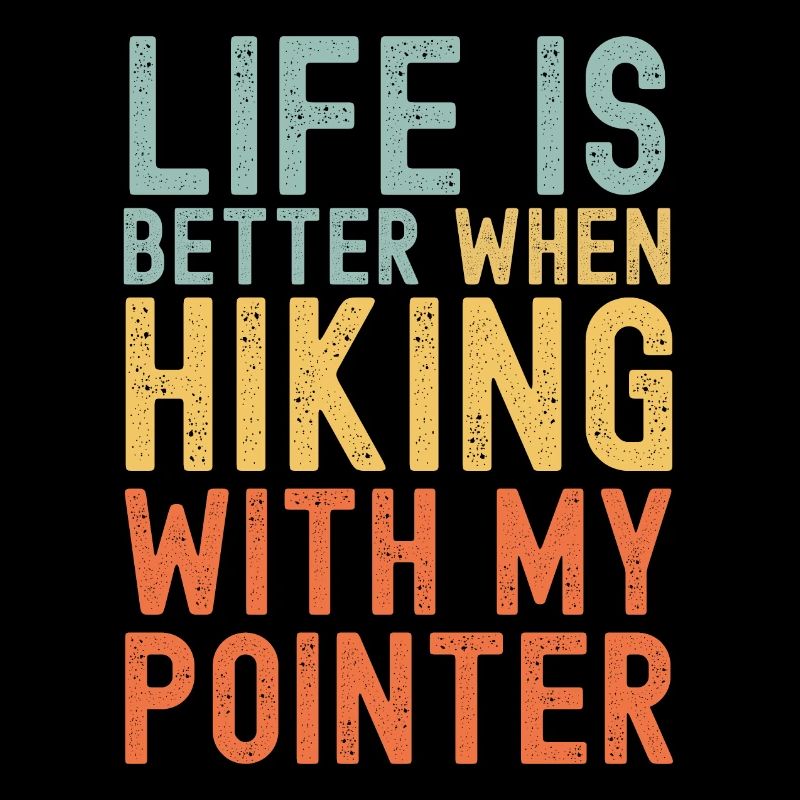 Pointer Wanderhund retro