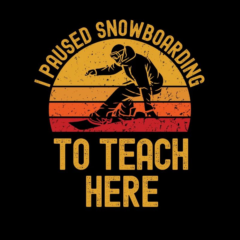 Snowboard et moniteurs rétro vintage