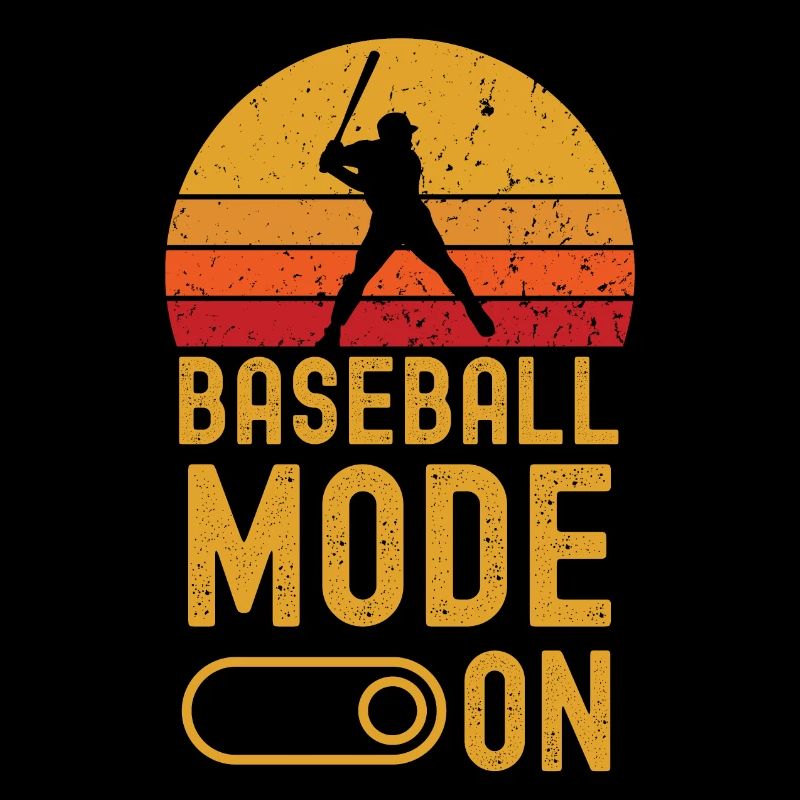 Mode baseball sur rétro vintage