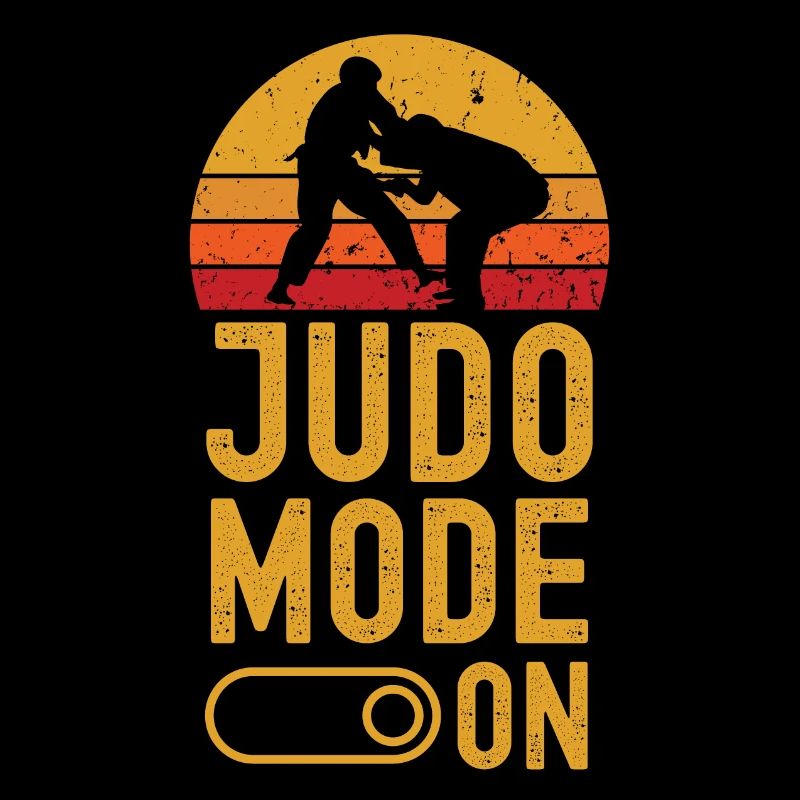 Judo Mode sur rétro vintage