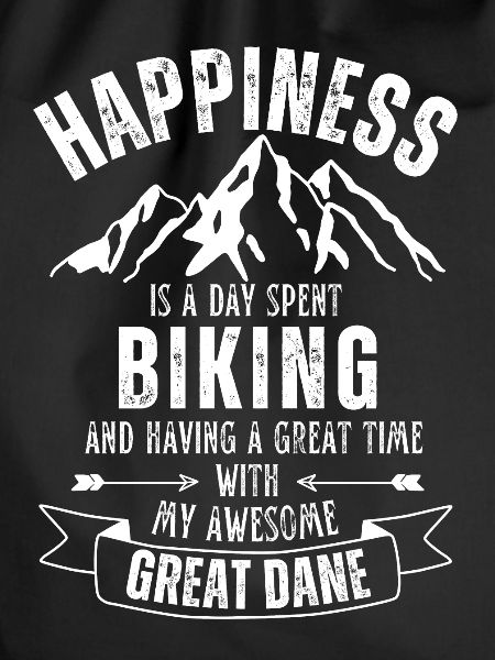 Cycling and Great Dane
