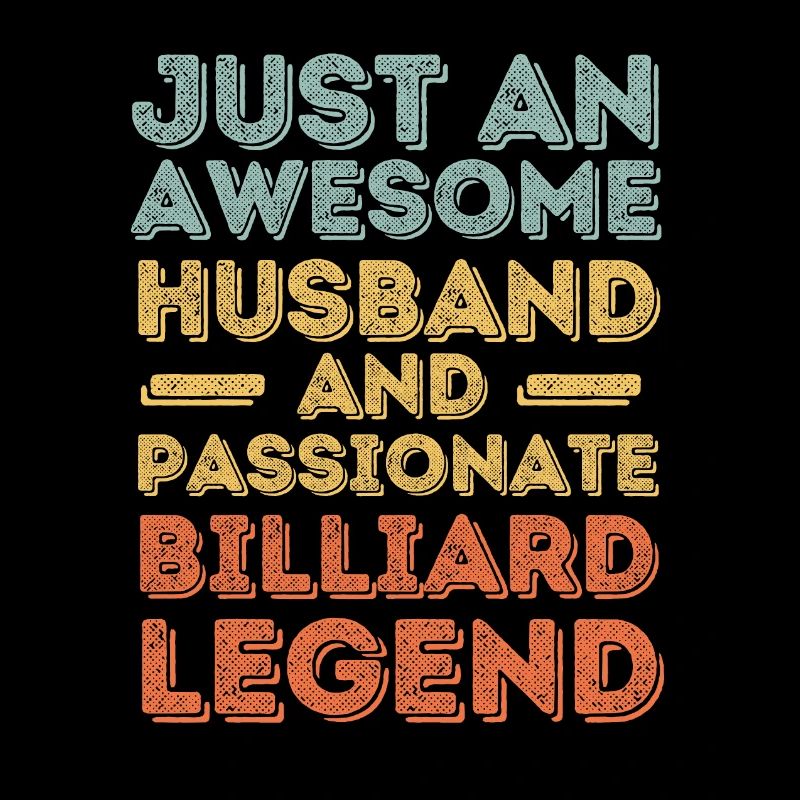 Ehemann Billard retro