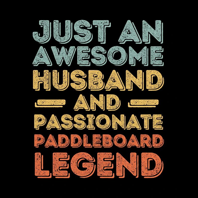 Husband Paddleboard retro