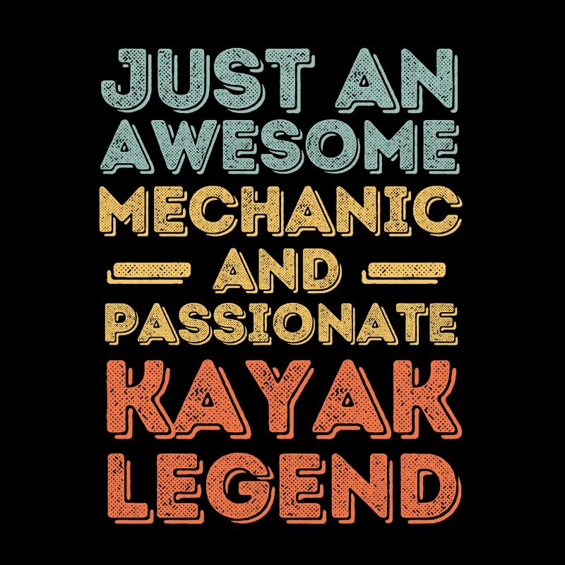 Mechaniker Kayak retro