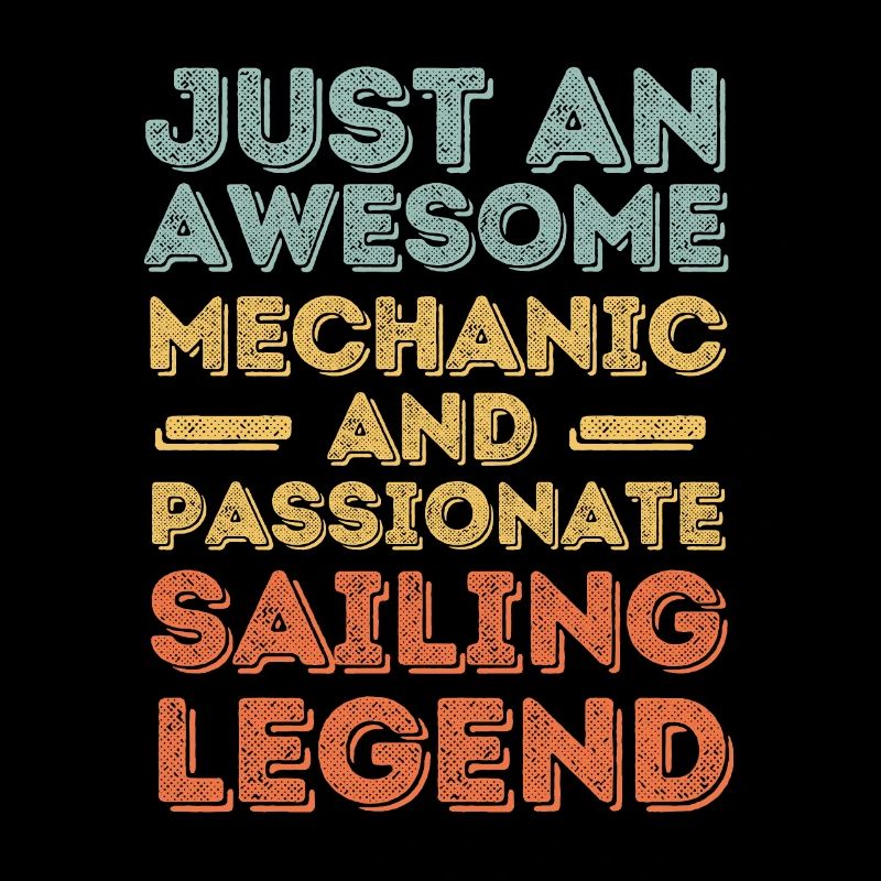 Mechanic sailing retro