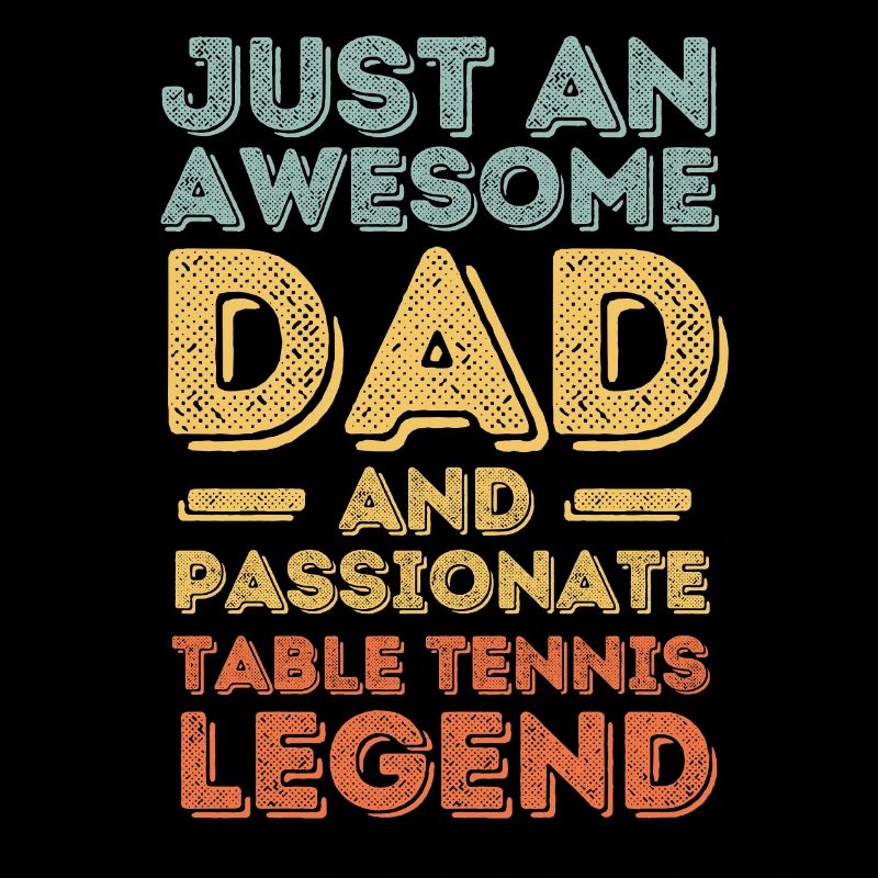 Papa tennis de table rétro