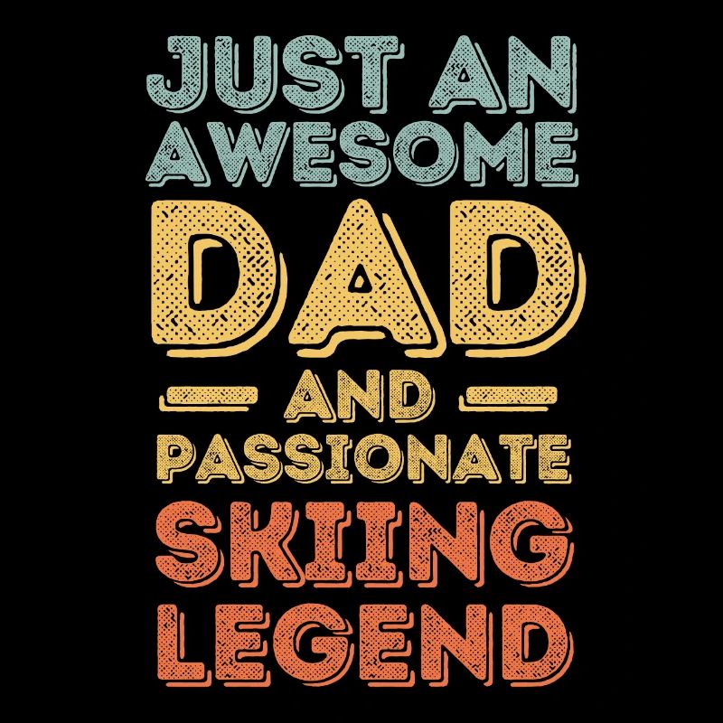 Papa ski rétro