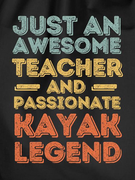 Teacher Kayak retro