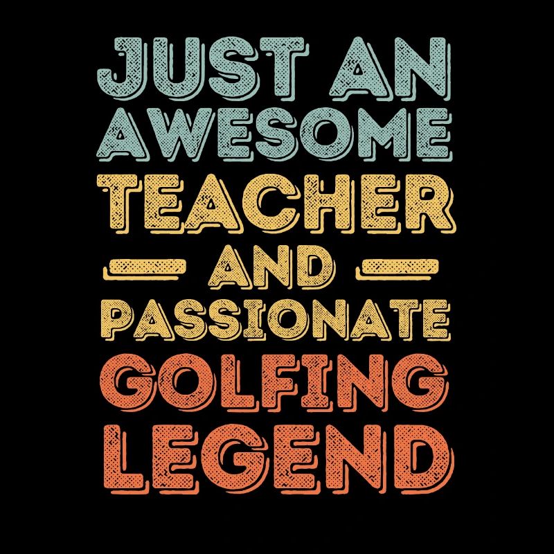 Teacher Golf retro