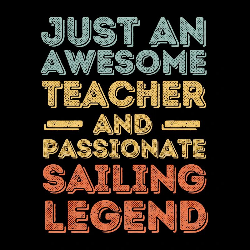 Instructor sailing retro