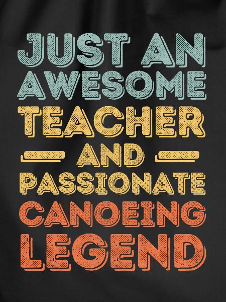 Teacher Canoe retro