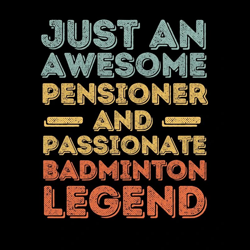 Rentner Badminton retro