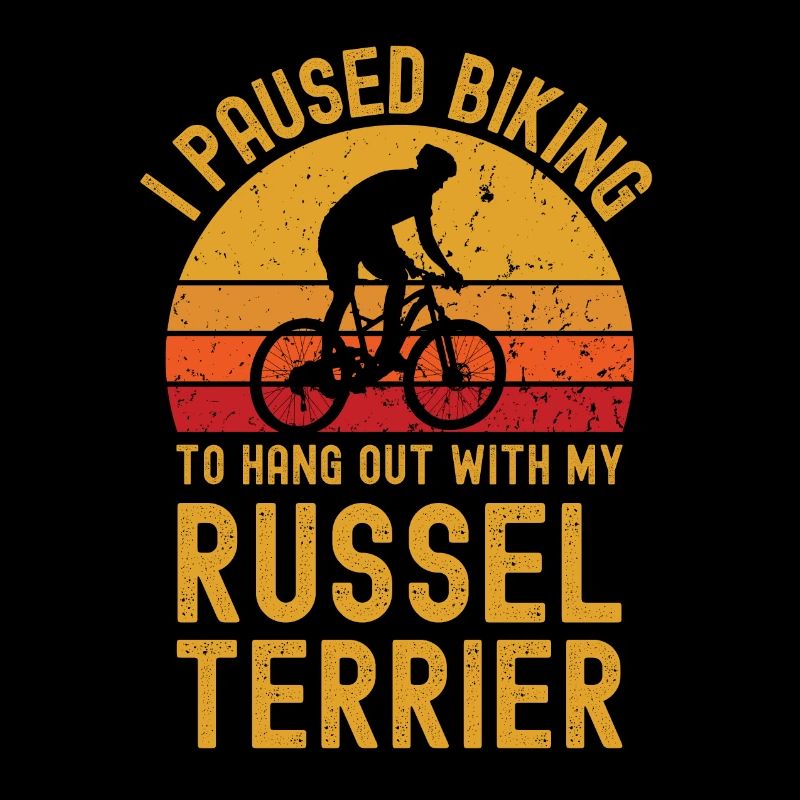 Cyclisme et Russel Terrier