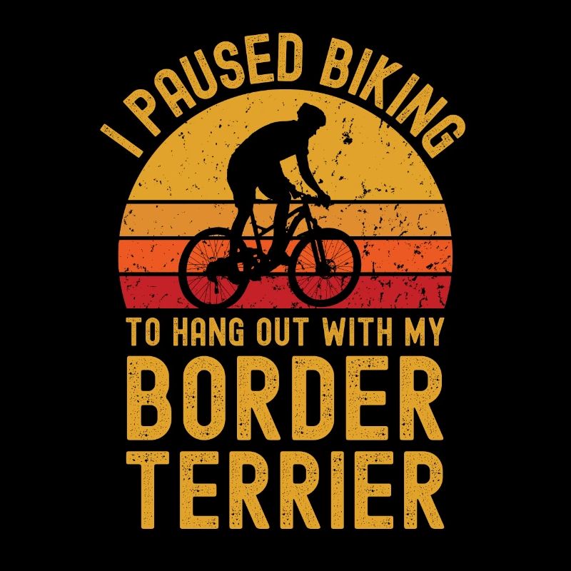 Cyclisme et Border Terriers